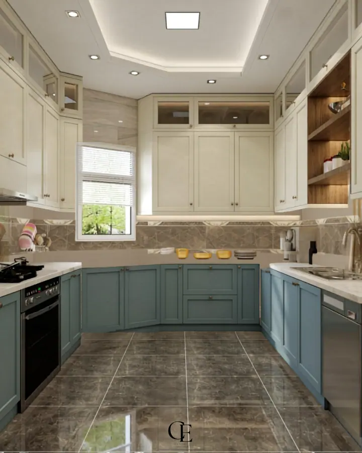 Al Nakheel Kitchen & Master Suite — Kitchen, 3D view 1
