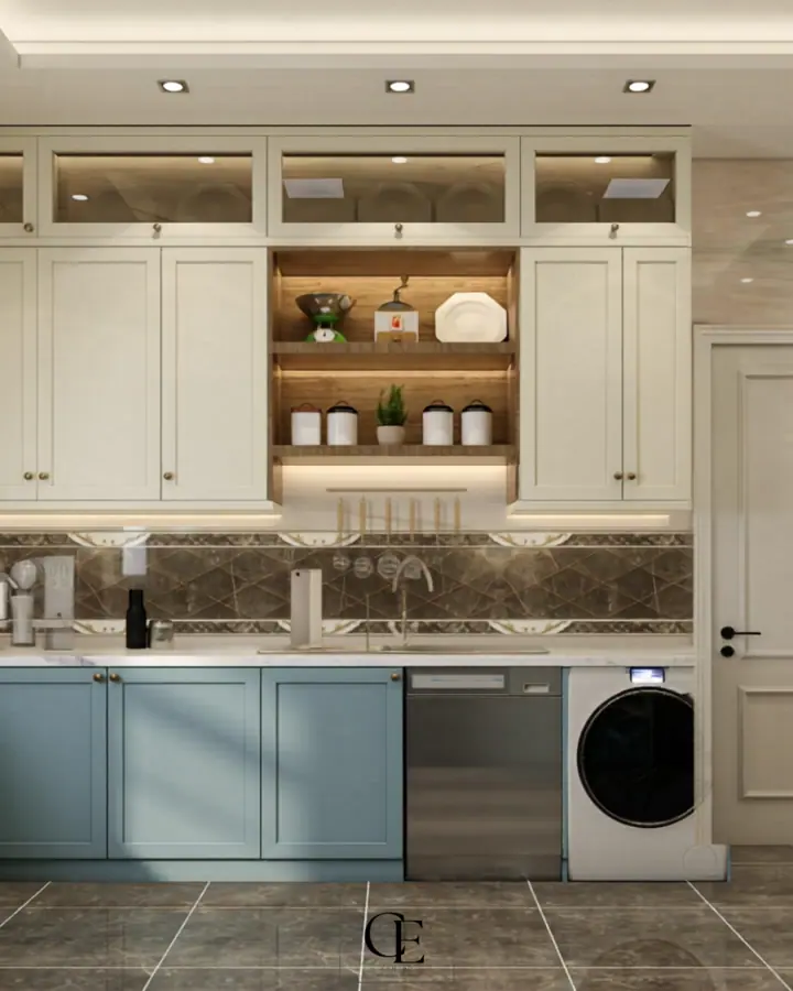Al Nakheel Kitchen & Master Suite — Kitchen, 3D view 3