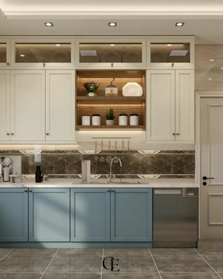 Al Nakheel Kitchen & Master Suite — Kitchen, 3D view 5