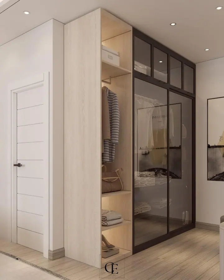 Al Nakheel Kitchen & Master Suite — Master suite, 3D view 2