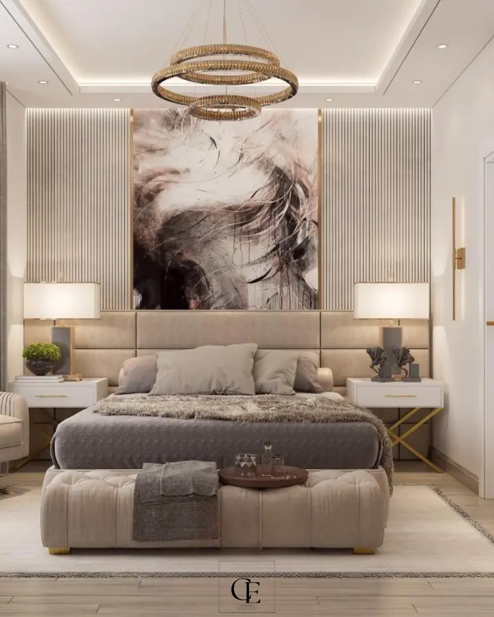 Al Nakheel Kitchen & Master Suite — Master suite, 3D view 3