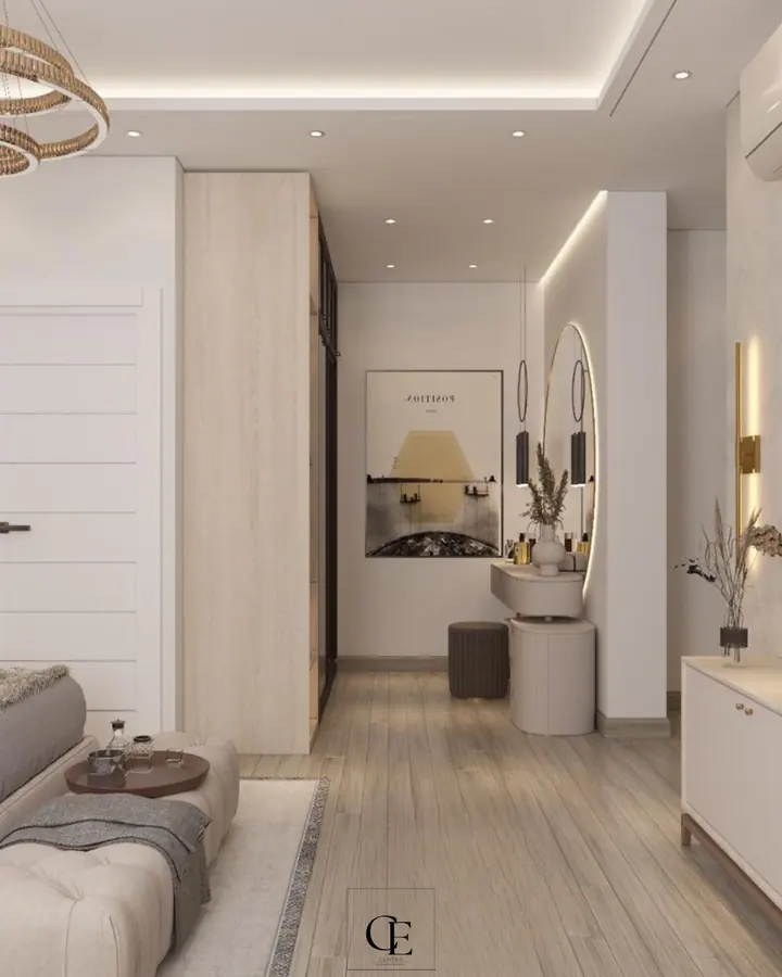 Al Nakheel Kitchen & Master Suite — Master suite, 3D view 4