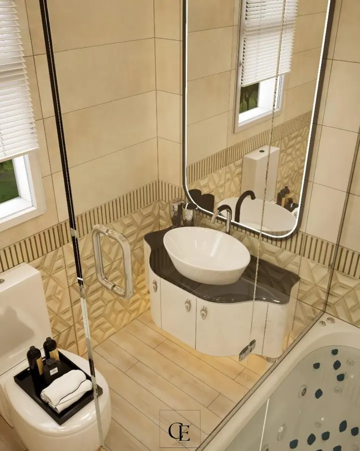 Al Nakheel Kitchen & Master Suite — Master suite, 3D view 8