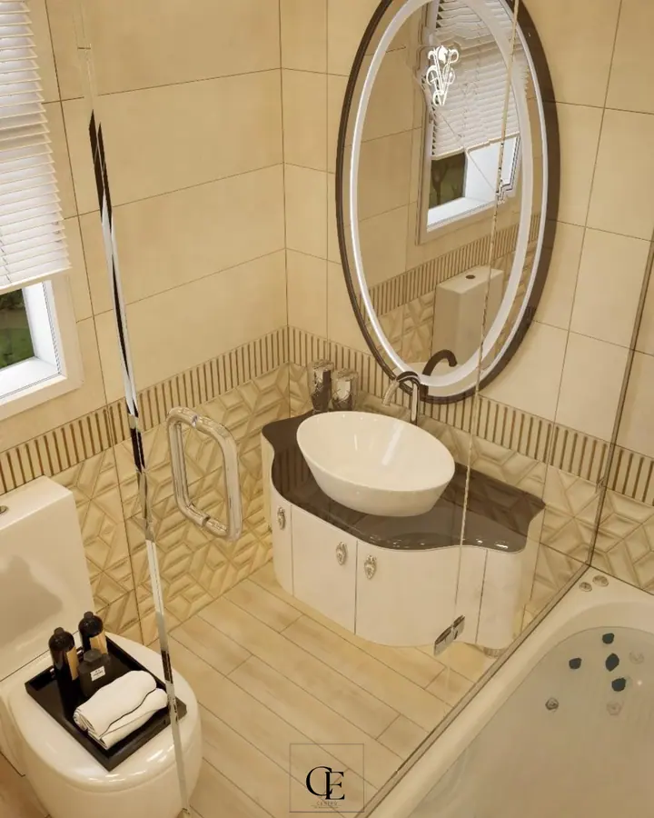 Al Nakheel Kitchen & Master Suite — Master suite, 3D view 12