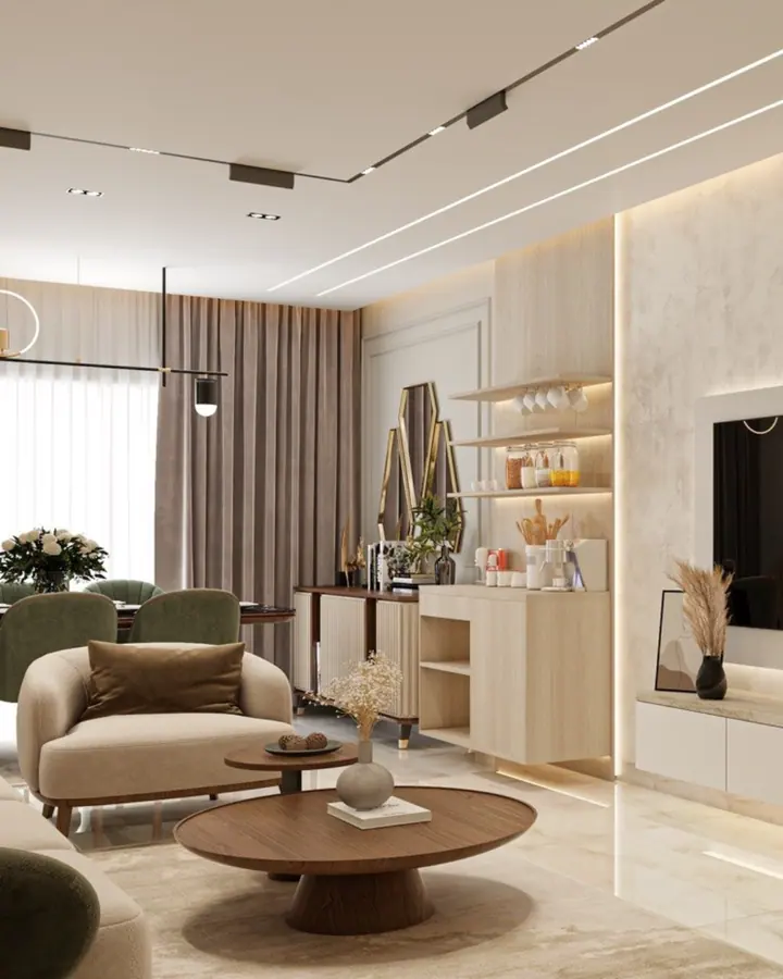 Hyde Park Reception & Open Kitchen — Reception, 3D view 5