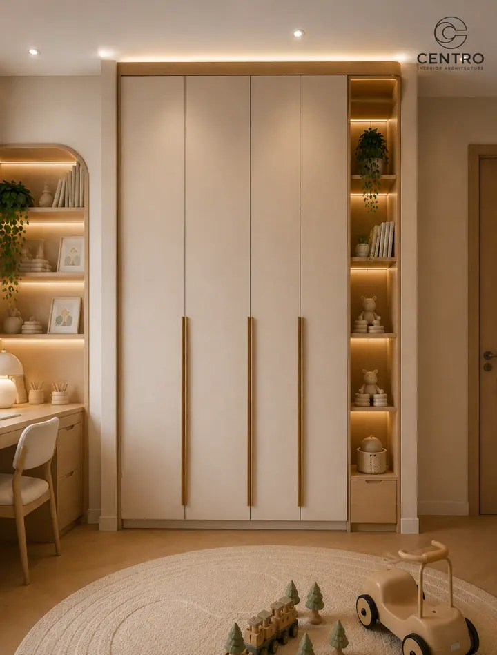 Lake View Kids' Bedroom — Kids' bedroom, 3D view 7