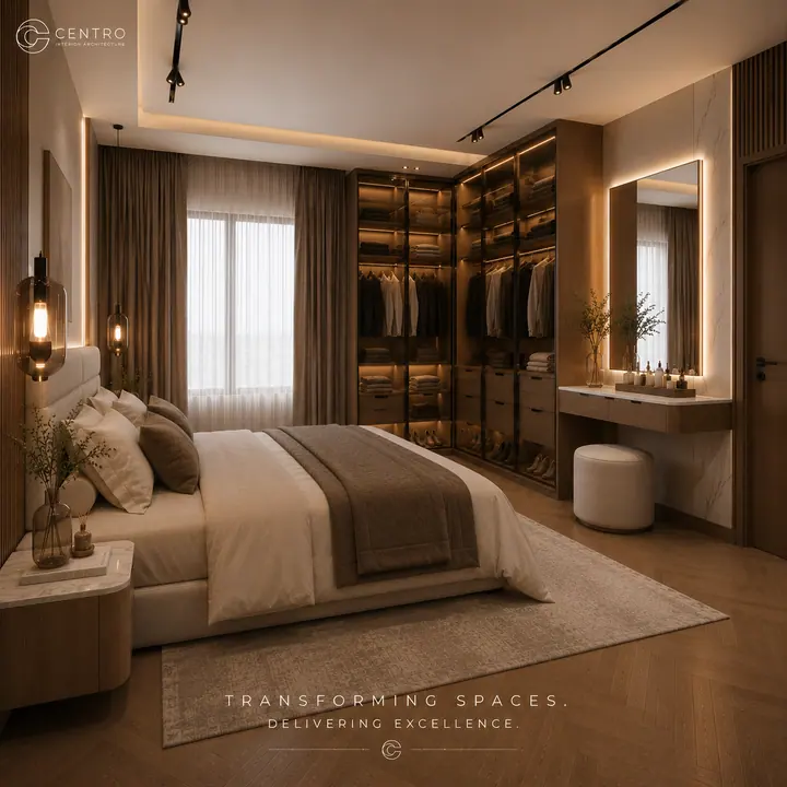Master Bedroom Suite — Master bedroom, 3D view 1
