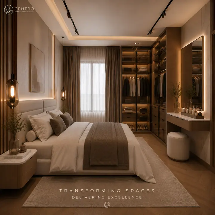 Master Bedroom Suite — Master bedroom, 3D view 2