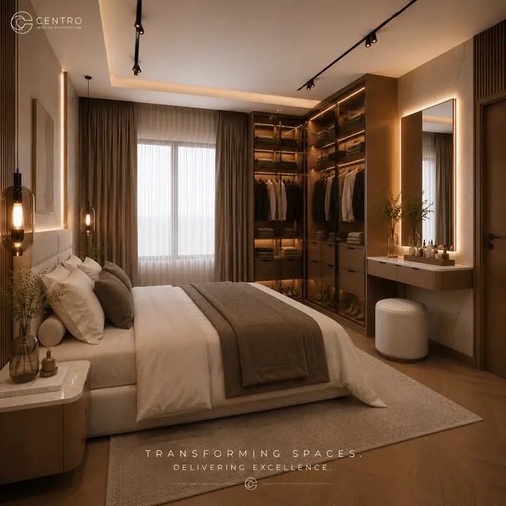 Master Bedroom Suite — Master bedroom, 3D view 4