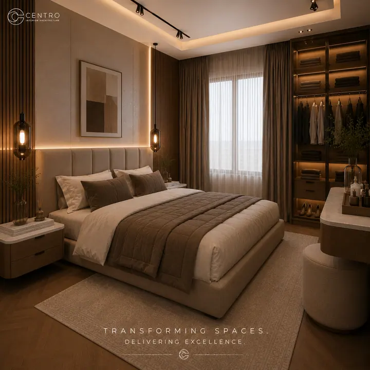 Master Bedroom Suite — Master bedroom, 3D view 7