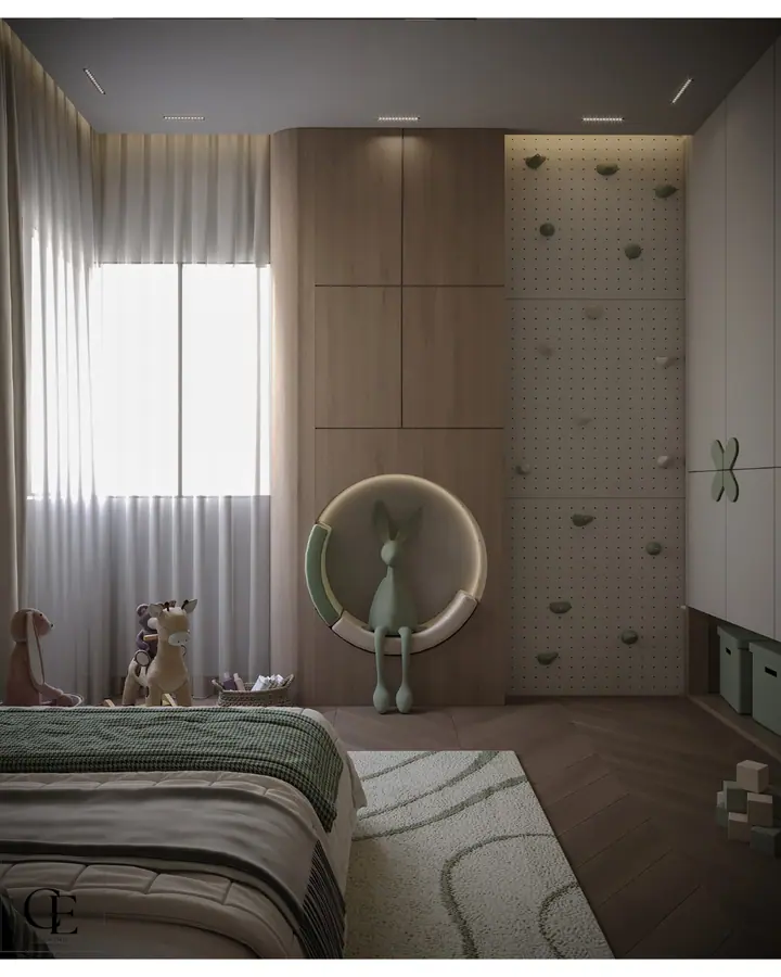 Palm Hills Apartment — Kids' room, 3D view 5