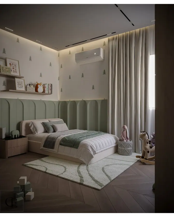 Palm Hills Apartment — Kids' room, 3D view 7