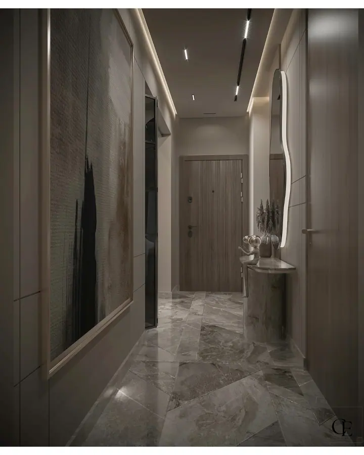Palm Hills Apartment — Reception 2, 3D view 11