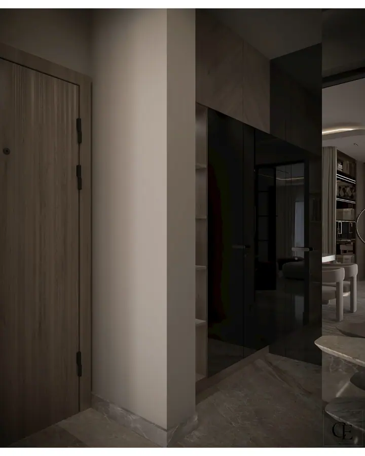 Palm Hills Apartment — Reception 2, 3D view 14