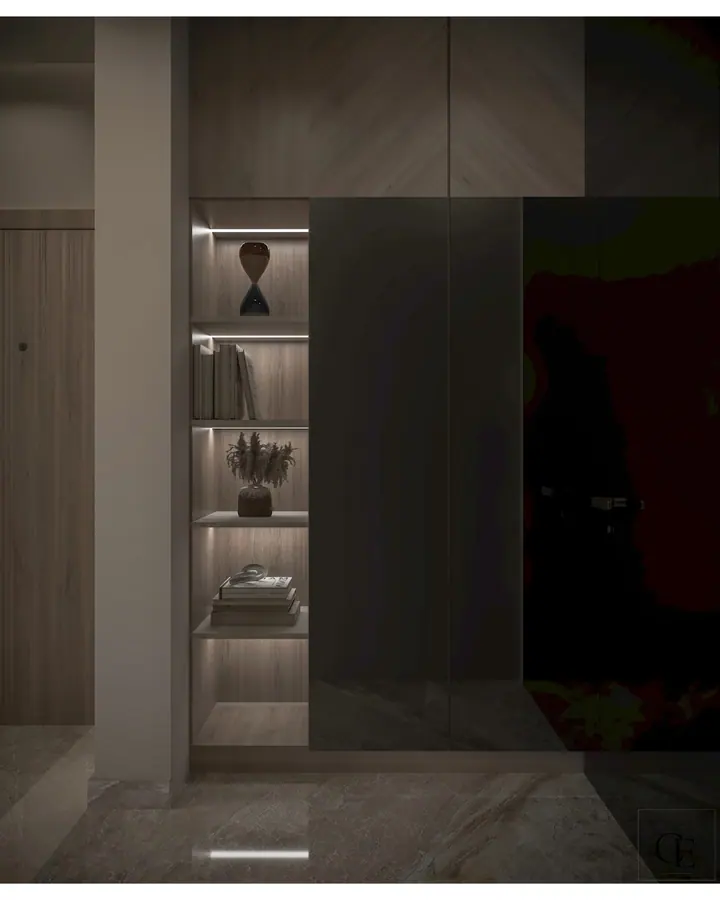Palm Hills Apartment — Reception 2, 3D view 15