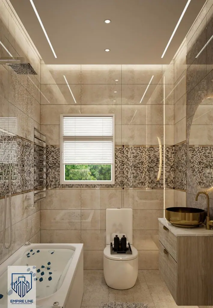 Sarai Apartment — Bathroom, 3D view 3