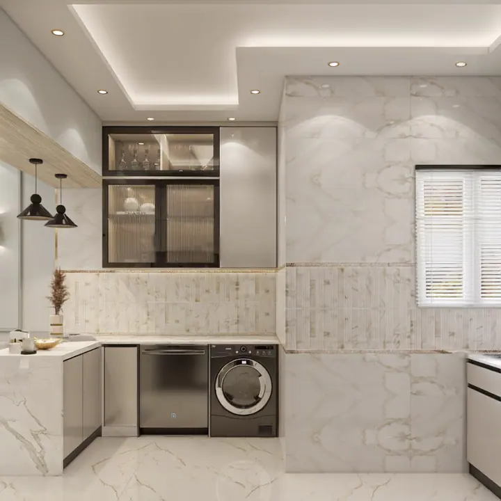 Sarai Apartment — Kitchen, 3D view 3
