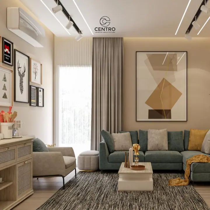 Sarai Apartment — Living room, 3D view 3