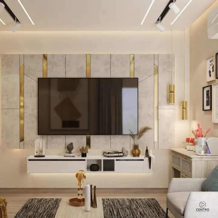 Sarai Apartment — Living room, 3D view 4